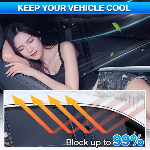 Miniatura 4 de T TGBROS Parasol para parabrisas para Toyota RAV4 2019-2024 2025, protectores de ventana de coche, espesor, bloquean rayos UV y privacidad