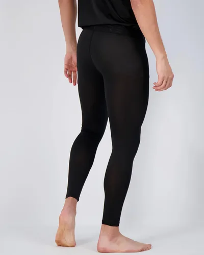 Miniatura 3 de Real Essentials Paquete de 3 pantalones de compresión activos para hombre, mallas de capa base de entrenamiento