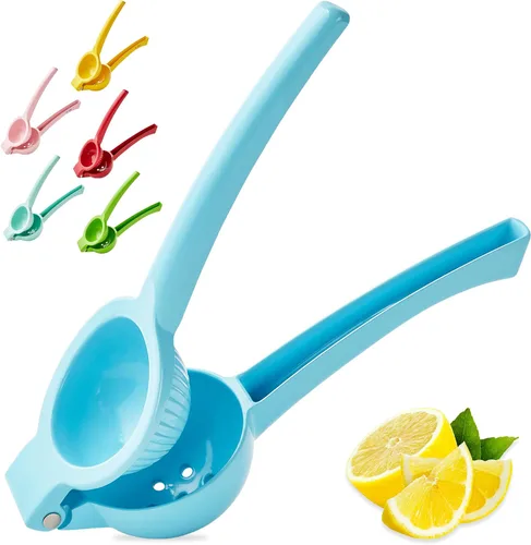 Miniatura 12 de Y-ME Cast Iron Juicer, Heavy Duty Manual Citrus Press with Stainless Steel Detachable Strainers, Hand Juicer for Orange, Lemon, Lime & Grapefruit