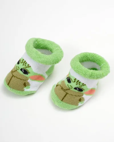 Miniatura 4 de STAR WARS Baby Boys The Mandalorian - Conjunto de regalo para bebé con gorro y calcetines