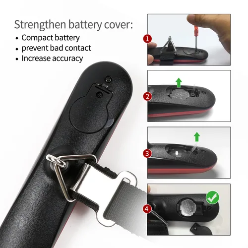 Miniatura 8 de MYCARBON Báscula de equipaje digital colgante para equipaje, báscula de peso portátil de viaje, báscula de pesaje de maleta con pantalla LCD