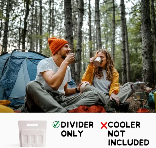 Miniatura 5 de Divisor de paquete de hielo para enfriadores YETI – Cuatro tamaños para adaptarse a YETI Tundra Haul, 35, 45, 65, Roadie 48, 60 – Accesorios YETI Se