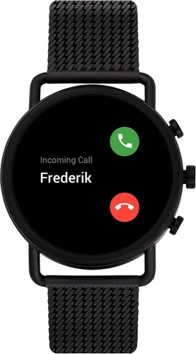 Miniatura 6 de Reloj inteligente con pantalla táctil de acero inoxidable con frecuencia cardíaca GPS NFC y notificaciones de teléfono inteligente Connected Falster