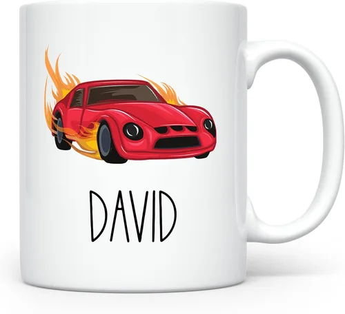 Miniatura 19 de Taza personalizada para niños y niños Taza personalizada de chocolate caliente, cacao, café y té Nombre personalizado regalo de cumpleaños