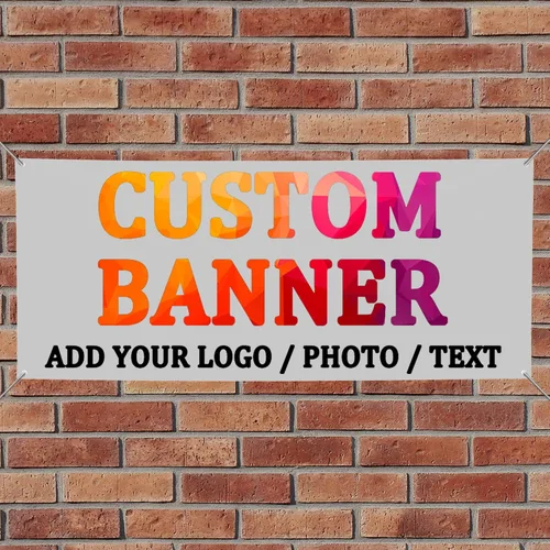 Miniatura 7 de Pancartas y letreros personalizados para negocios, pancartas y letreros personalizados para exteriores, foto personalizada para fiesta de 8' X 4