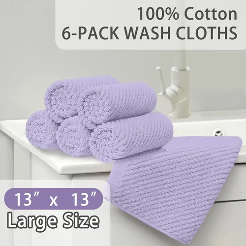 Miniatura 118 de VOOVA & MOVAS Toallas de mano blancas - 100% algodón Ligeras Gruesas Secado rápido Suaves Absorbentes, paquete de 4 piezas grandes de 18