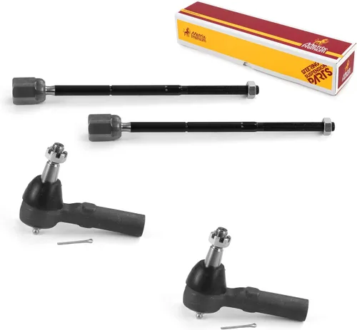 Miniatura 149 de Metrix Premium Chassis Parts - Juego de 4 barras de acoplamiento interior y exterior para Audi A3 15-16, Seat Leon 06-20 (México), 09-17 Volkswagen
