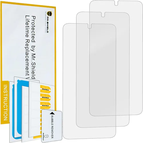 Miniatura 2 de Mr.Shield [Paquete de 3] Protector de pantalla diseñado para Samsung Galaxy S23 5G [6.1 pulgadas] antirreflejos [mate] (material PET)