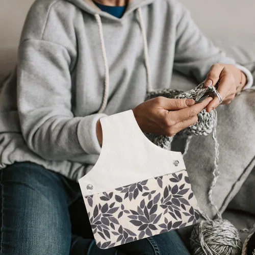 Miniatura 9 de TOGETRUE Bolsa de Hilo, Bolsa Tote de Ganchillo y Tejido, Organizador de Bolsa de Almacenamiento de Hilo Ligera, Bolsas Tote de Hilo para Ganchillo