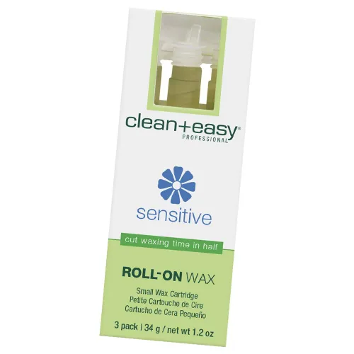 Miniatura 9 de Clean + Easy Recambio de cera enrollable grande (pierna), para tratamiento higiénico de depilación facial y corporal, ideal para pieles sensibles, 3
