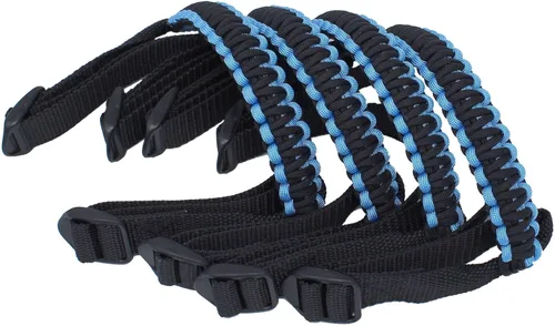 Miniatura 13 de BubbasGarageTv - Asas reversibles de Paracord para Jeep Wrangler - Verde lima y negro - Elige tus pares