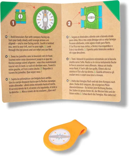 Miniatura 9 de Melissa & Doug: set de juego de prismáticos y brújula Let's Explore