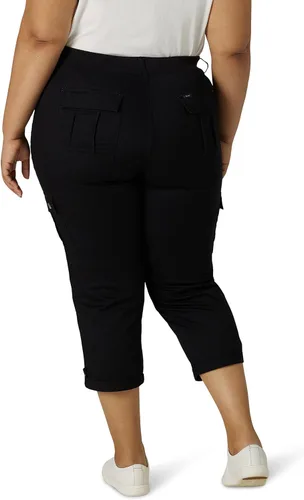 Miniatura 2 de Lee Pantalón capri tipo cargo flexible para mujer, talla grande, ultra lux, cómodo