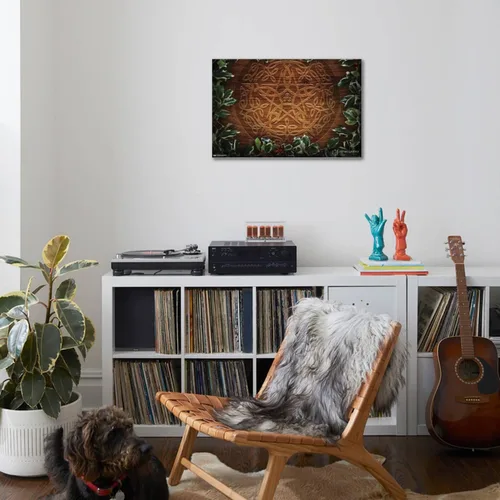 Miniatura 4 de Trends International Brigid Ashwood - Póster de pared de pentáculo navideño de celta Yule, 22.37 x 34.00 pulgadas, lienzo estirado