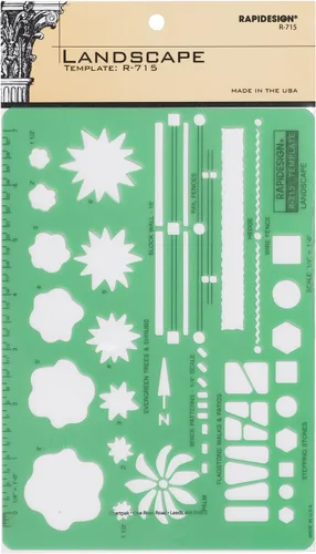 Miniatura 4 de Plantilla de detalle de cocina Rapidesign con escala de 1/2 pulgada, 1 unidad (R719)