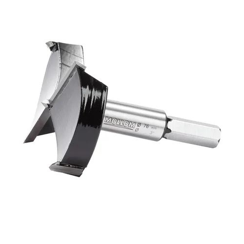 Miniatura 52 de Mollom Broca Forstner de 1/4" (6.3 mm) para carpintería precisa con un grosor de carburo YG8 duradero de 0.063 in, esta herramienta de corte