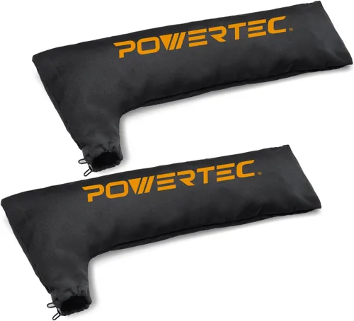 Miniatura 9 de POWERTEC Bolsa colectora de polvo para sierra ingletadora de 7-1/4 pulgadas, 8-1/2 pulgadas, se adapta a puertos de polvo nominales de 1-1/2