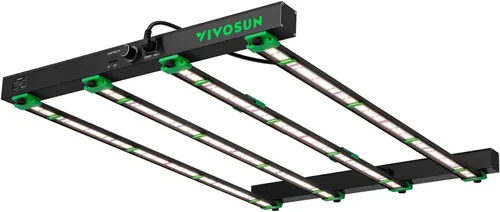 Miniatura 9 de Vivosun VSFL3000 Luz de Cultivo LED de Barra, Luz de Crecimiento para Plantas de 300W 4 Barras, Plegable y Regulable, Espectro Completo con Luz