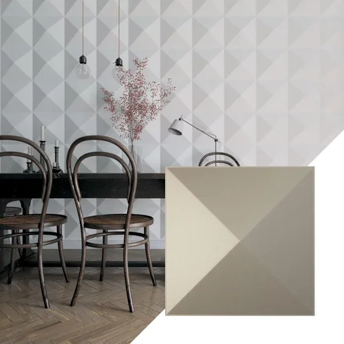 Miniatura 13 de Ekena Millwork 11 7/8 pulgadas de ancho x 11 7/8 pulgadas de alto Sellek EnduraWall Decorativo Panel de pared 3D, dorado