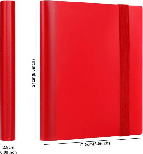 Miniatura 3 de GEAoffice Carpeta de Tarjetas de 4 Bolsillos – Carpeta de Álbum de Colección de Tarjetas Comerciales de 2 x 2 – Carpeta de 160 Bolsillos de Carga