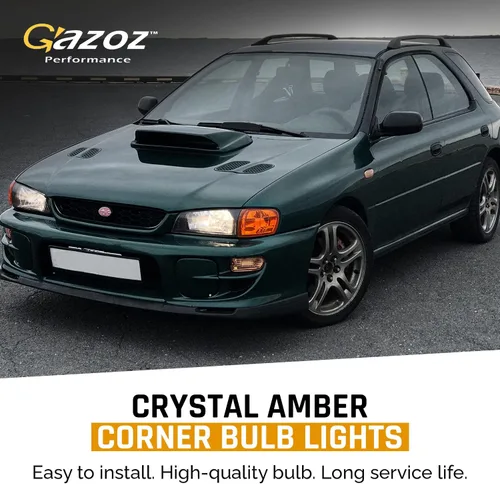 Miniatura 3 de Luces de esquina ámbar de cristal Lámparas W/E-Mark para 1992-2000 Subaru impreza Outback GC8 CC8A