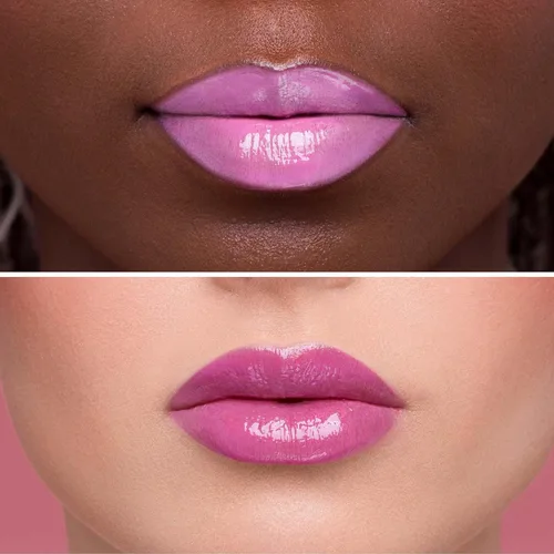 Miniatura 4 de Juvia's Place Smoothie Lip Gloss Pink Velvet - Brillo de labios crema hidratante con tonos rosa y malva - Brillos voluminosos no pegajosos - Brillo