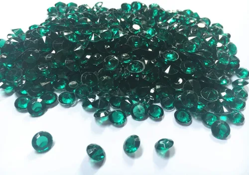 Miniatura 4 de Liying 1000 piezas de diamantes acrílicos de 0.315 in, confeti de mesa de diamantes redondos de imitación, gemas del tesoro para dispersos de mesa