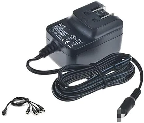 UL listado 4 vías conector divisor 12V 1A AC/DC adaptador para cámaras de seguridad Mace 12VDC 1000mA cable de alimentación PS pared hogar cargador