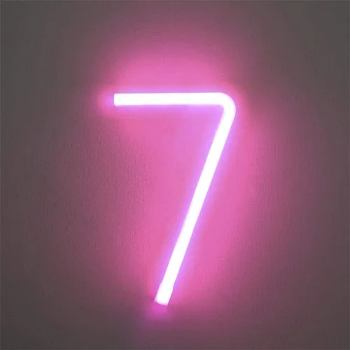 Miniatura 37 de Letrero de neón, letras de neón, letras del alfabeto de neón iluminadas, letras con luces LED, letras de marquesina iluminadas, batería, USB, rosa