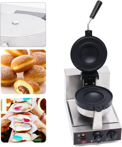 Miniatura 4 de Hamburguesa eléctrica de 1000 W, prensa de hamburguesas Panini, máquina de cocción de hamburguesas eléctricas antiadherentes, máquina de prensa