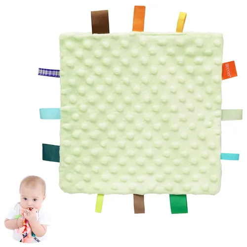 Miniatura 15 de HECCEI Loveys - Manta de seguridad para bebés, juguete suave para acurrucarse, para niñas y niños, Dreamiecone de 14 pulgadas Azul