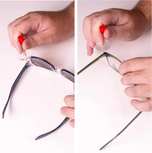 Miniatura 5 de Apex Kit de reparación de gafas - kit de reparación de anteojos con doble destornillador, tornillos de gafas, lupa, guía de tornillo y bolsa