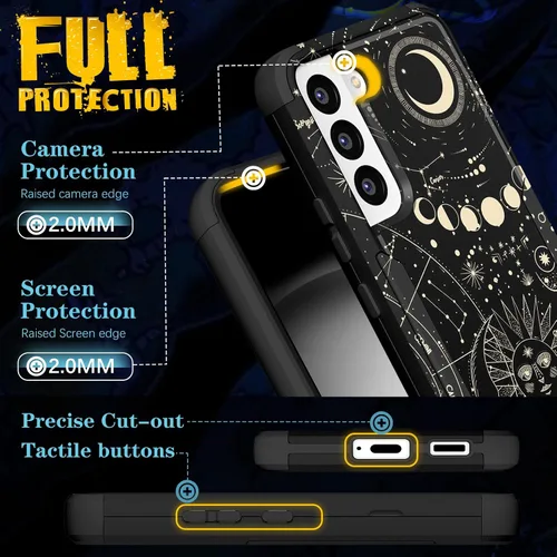 Miniatura 329 de Funda para Samsung Galaxy S22 - Funda de Teléfono para Mujeres Chicas Lindas Cubierta Diseño Único Estético Genial para Adolescentes Kawaii Fresa