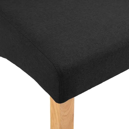 Miniatura 7 de Dining Chairs 2 Pcs Black Fabric,Living Room Dining Chairs,Counter Dining Chairs Suitable for Daily Dining Or Special Events Such As Meetings