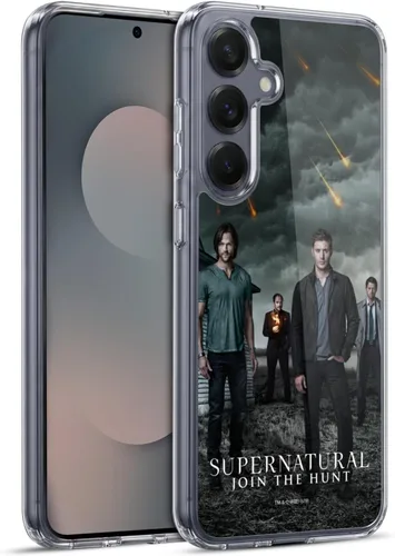 Miniatura 100 de Head Case Designs Supernatural Sam, Dean & Castiel Key Art - Funda de gel con licencia oficial [protección de grado militar] compatible con Google