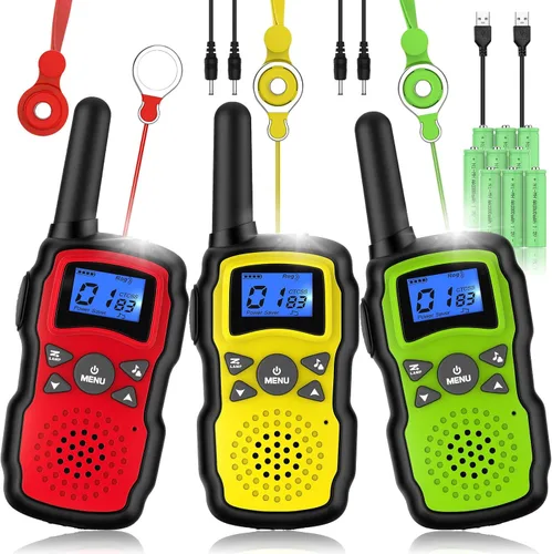 Miniatura 12 de Wishouse Walkie Talkies para niños recargable
