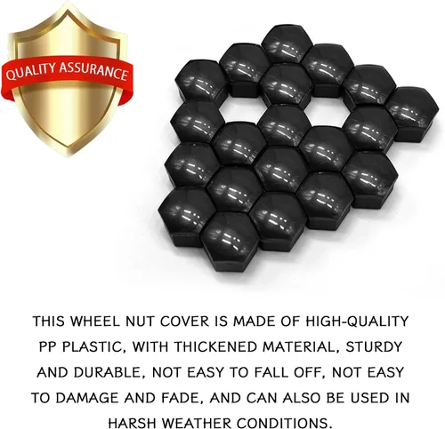 Miniatura 3 de 20 unidades de cubiertas para tuercas de rueda, cubiertas hexagonales de 17 mm para pernos de rueda, cubiertas para tuercas de neumáticos