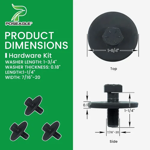 Miniatura 4 de Paquete de 3 cuchillas de cortacésped 115-5059-03 con pernos de hoja para Toro MX5000 MX5025 MX5050 MX5060 SW5000 Reemplazo Toro Timecutter 50