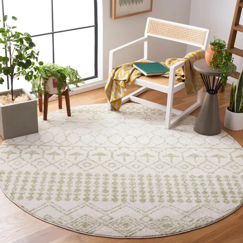 Miniatura 87 de SAFAVIEH Tulum Collection - Alfombra decorativa de 2 x 3 pies, diseño marroquí bohemio envejecido, no desprende pelusa y fácil de limpiar, ideal