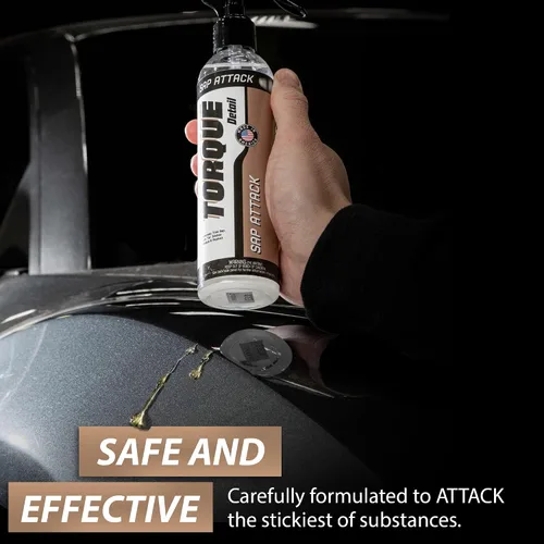Miniatura 5 de Torque Detail Sap Attack 8oz - Elimina la savia de árboles, alquitrán, goma, residuos de pegatinas y asfalto - Removedor de savia, alquitrán