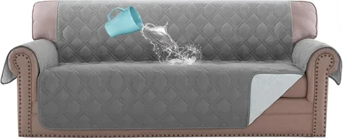 Miniatura 25 de H.VERSAILTEX Funda para Silla y Sofá 100% Impermeable, Protector de Muebles con Correas Elásticas para Mascotas, Niños, Niños, Perros, Gatos