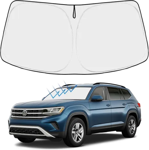 Miniatura 11 de Proadsy Parasol para parabrisas actualizado 2025, ajuste personalizado Dodge RAM 1500 2Dr 2019-2024 2025, 4 capas, plegable, protector de parasol