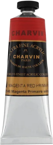 Miniatura 34 de Charvin Pintura acrílica profesional extrafina – verde absenta, tubo de 2.1 fl oz, pigmentos de triple fresado, resistente a la luz, pinturas