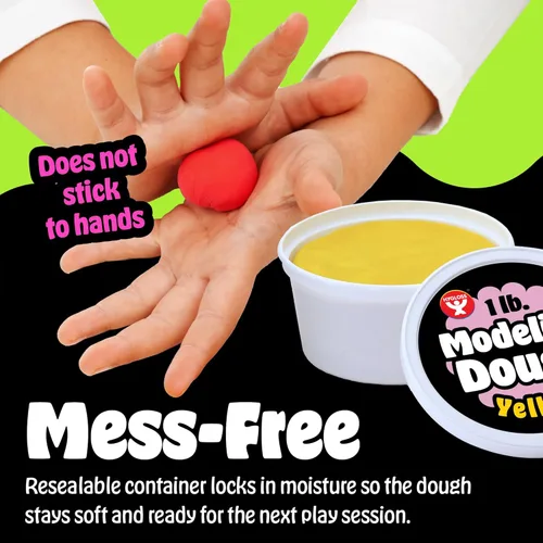Miniatura 3 de Hygloss Masa de Modelado para Jugar para Niños – Masa Sensorial Segura y No Tóxica para Artes y Manualidades – Tubo de 1 lb – Arcilla de Jugar
