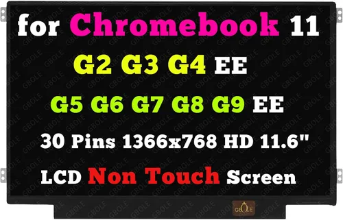 Miniatura 8 de Reemplazo para Lenovo ChromeBook 100e Gen 2 Gen 3 Gen 4 100w 81QB 81M8 81MA 82Q3 82J7 82J8 82UY 82V0 82HY 82J0 30pin LCD pantalla no táctil Panel