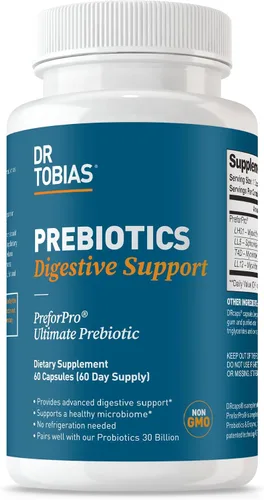 Miniatura 8 de Prebiotico definitivo del Dr. Tobias, el complemento perfecto y el suplemento estimulador para cada probiótico, estimulador probiótico PreforPro