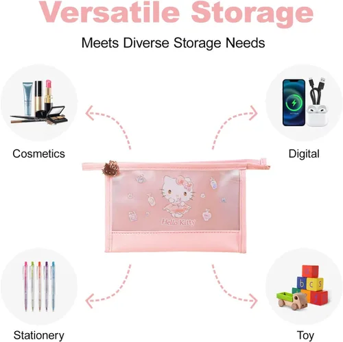 Miniatura 3 de AmBealla Bolsa de cosméticos grande para maquillaje con soporte para cepillos, organizador de maquillaje impermeable con gancho para colgar, bolsa