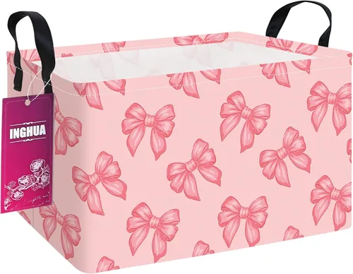 Miniatura 10 de Cesta de Almacenamiento Rectangular Organizador de Tela para Juguetes, Libros, Ropa, Regalos, Mascotas - Perfecto para Hogar, Oficina, Guardería