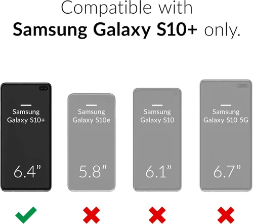 Miniatura 2 de Crave Funda Dual Guard Galaxy S10+ (6.4"), protección a prueba de golpes, color baya