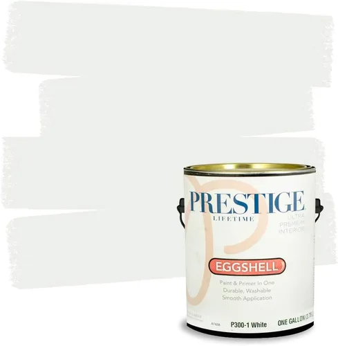 Miniatura 5 de PRESTIGE Paints - Pintura interior e imprimación en uno, 1 galón, satinado, blanco